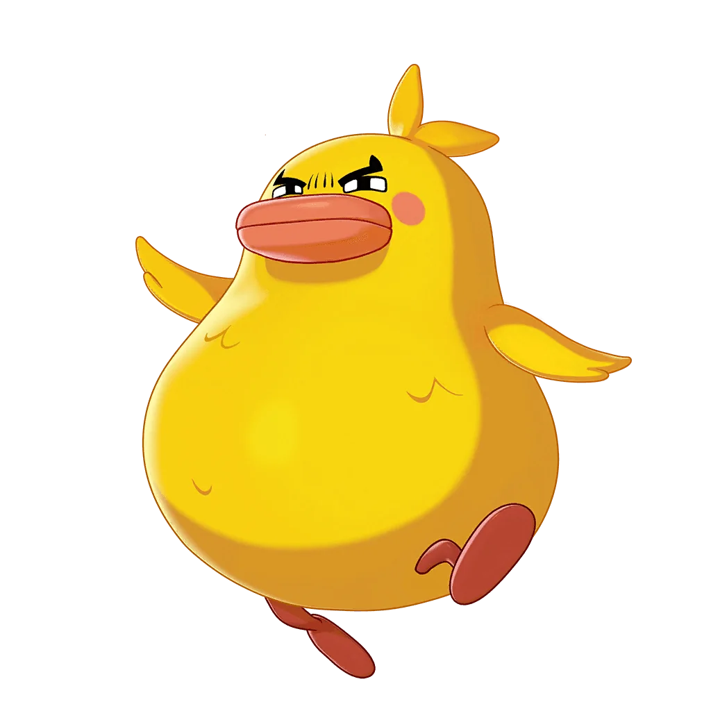 鸭吉吉（蓬松的样子）